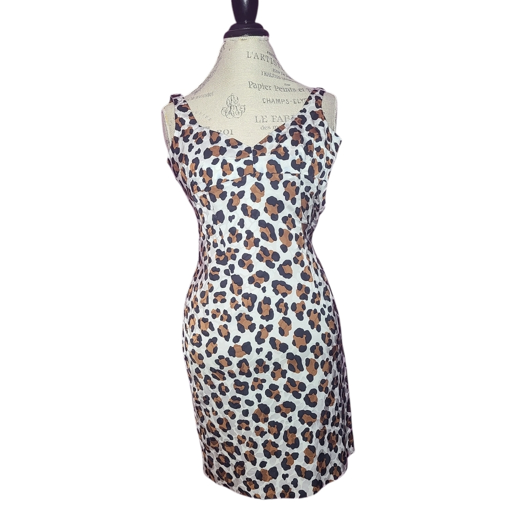 MICHAEL KORS Vintage  Cheetah Print Bodycon Size 4 Dress